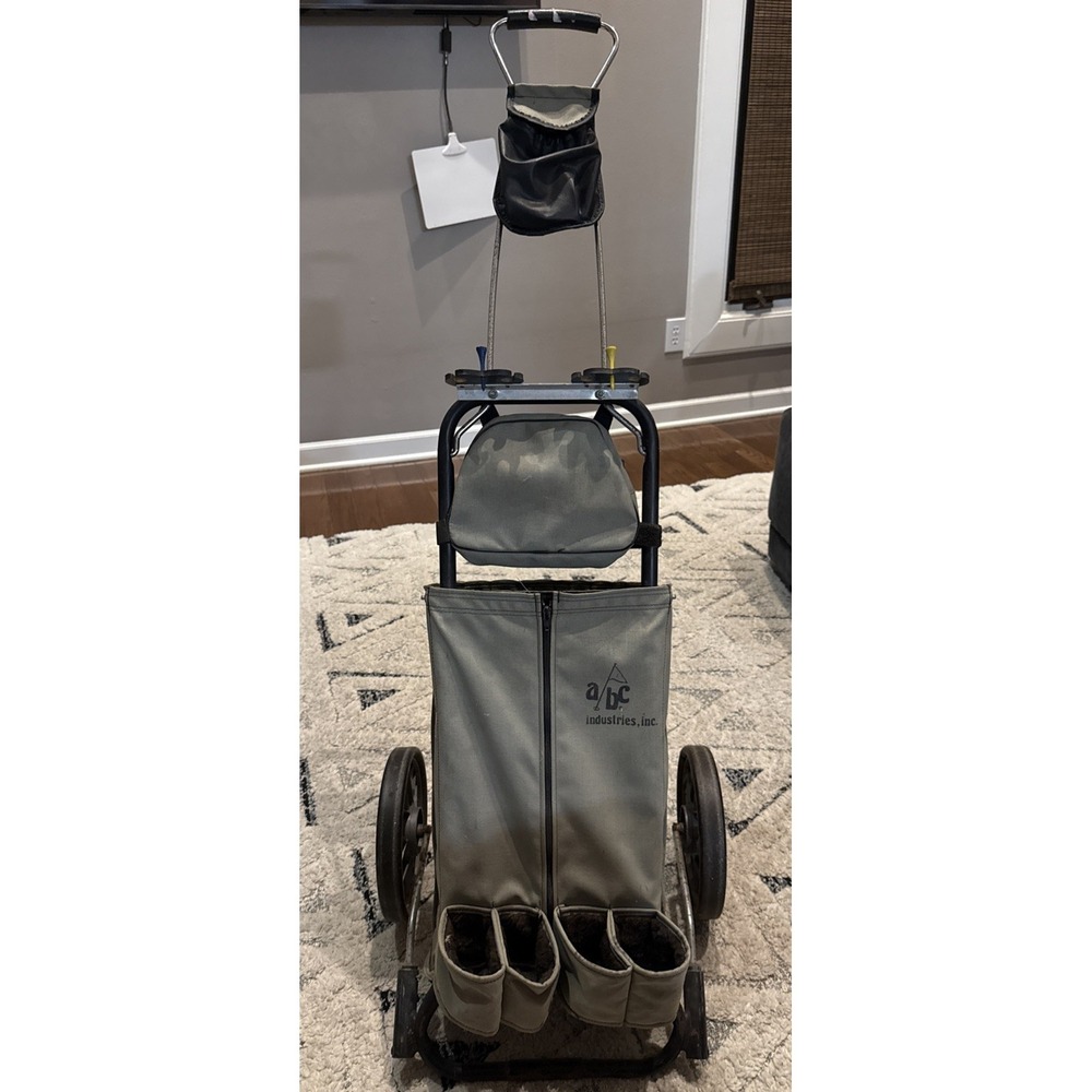 Vintage Rare ABC Industries golf mate‎ combination cart bag